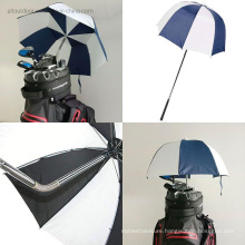 New Design Custom Logo Flexible Golf Bag Deflector Umbrella